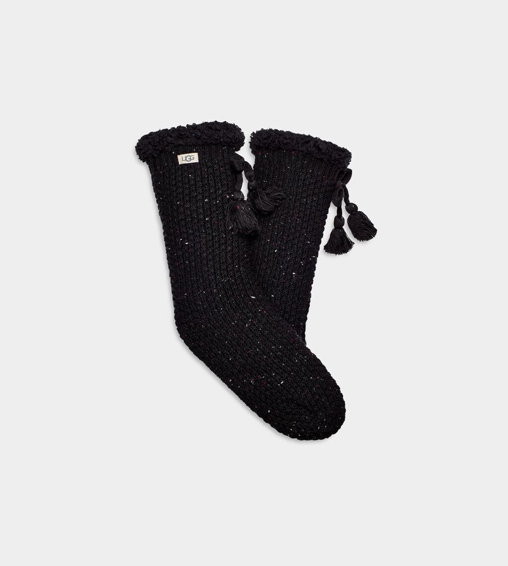 Ugg Socks Canada - Ugg Women's Nessie Fleece Lined Black